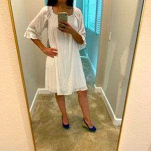 NWT White boho dress